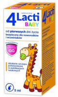 4 Lacti Baby od pierwszych dni życia, krople 5 ml