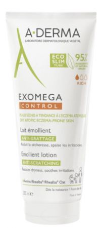 A-Derma Exomega Contro, Mleczko emolient, 200 ml