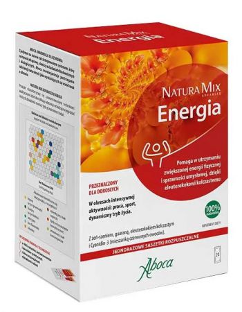 Aboca, Natura Mix Advanced Energia, 20 saszetek