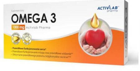 Activlab Omega 3, 1000 mg 60 kapsułek