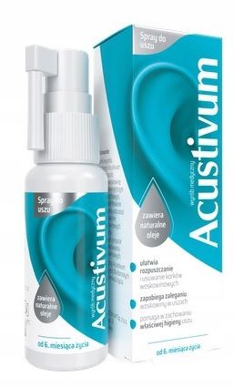 Acustivum, spray do uszu, 20ml