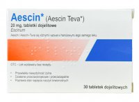 Aescin 20 mg, 30 tabletek dojelitowych