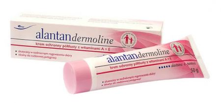 Alantandermoline, Krem, ochronny, półtłusty, z witaminą A+ E, 50 g