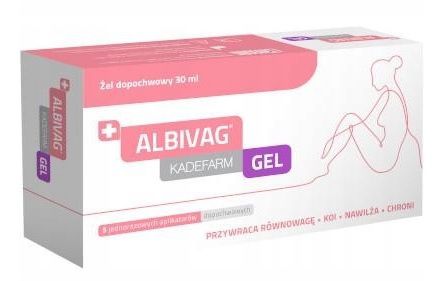 Albivag gel Kadefarm, żel dopochwowy, 30 ml