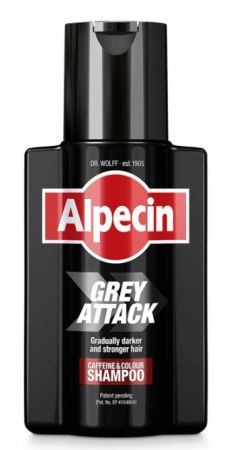 Alpecin, Grey Attack Caffeine & Coloul, szampon koloryzujący, 200 ml