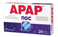 Apap Noc 500 mg + 25 mg, 24 tabletki powlekane