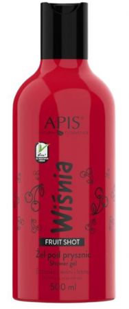 Apis Fruit Shot Wiśniowy żel pod prysznic, 500 ml