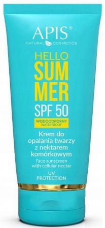 Apis SPF 50, Hello summer krem do opalania twarzy 50ml