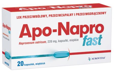 Apo-Napro Fast 220mg, kapsułki miękkie