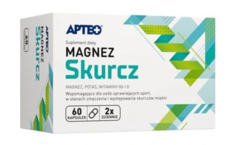 Apteo Magnez Skurcz, 60 kapsułek