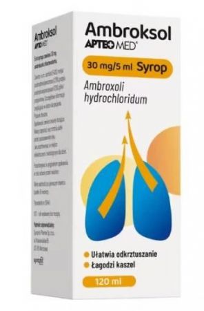 Apteo Med , Ambroksol 30 mg/5 ml syrop, 120ml 