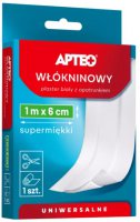 Apteo Plaster włókninowy 1mx6cm biały, supermiękki