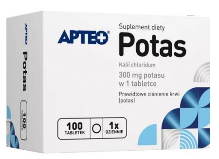 Apteo, Potas, 100 tabletek