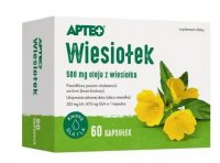 Apteo Wiesiołek 500 mg oleju z wiesiołka , 60 kapsułek