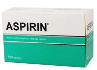 Aspirin 500 mg, 100 tabletek (Import -InPharm)