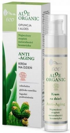 AVA Aloe Organic, Opuncja i aloes, Krem na dzień, 50 ml