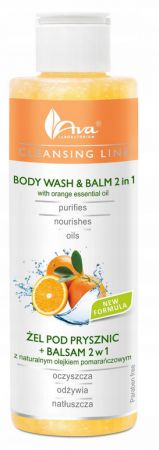 AVA Cleansing Line Żel pod prysznic + balsam  2w1 200 ml