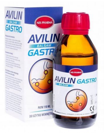 Avilin Gastro, płyn zgaga, rafluks, 110 ml