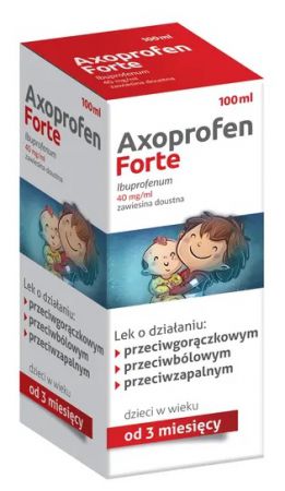 Axoprofen Forte, 40 mg/ml, zawiesina doustna, 100 ml