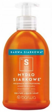 Barwa Siarkowa, Mydło siarkowe w płynie, 300ml