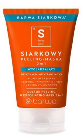 Barwa Siarkowa, Peeling-Maska 2w1, 120 ml