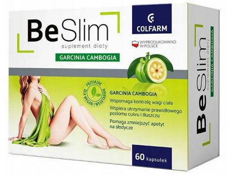 Be Slim, Garcinia Cambogia, 60 kapsułek