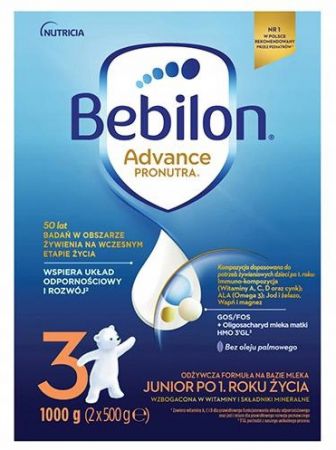 Bebilon 3 Advance Pronutra 1000g