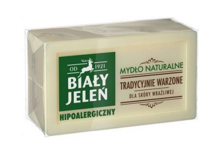 Biały Jeleń mydło naturalne kostka 150 g