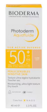 Bioderma Photoderm Aquafluide SPF 50+ skóra normalna odcień jasny 40 ml