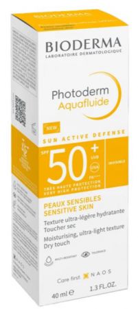 Bioderma Photoderm Aquafluide, ultralekki fluid do skóry normalnej, bezbarwny, SPF 50+, 40 ml