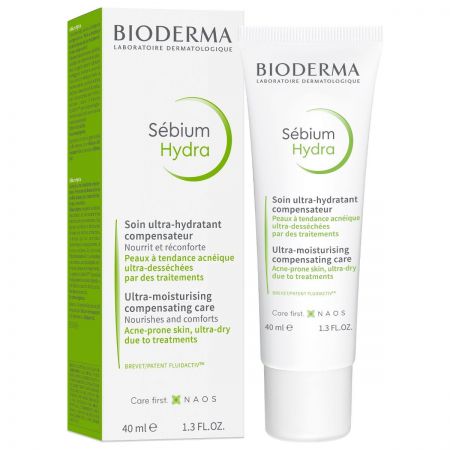 Bioderma Sebium, hydra krem odżywczo-nawilżający, 40ml