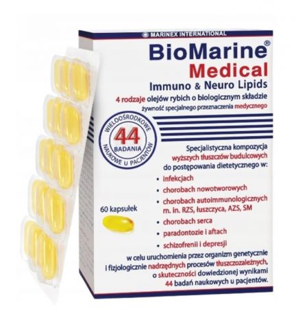 Biomarine Medical Immuno&Neuro Lipids, 60 kapsułek