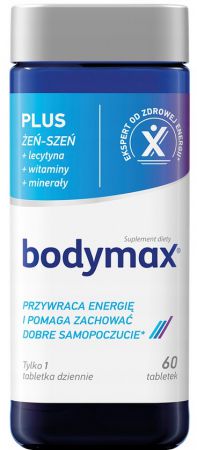 Bodymax Plus, zestaw witamin i minerałów, 60 tabletek