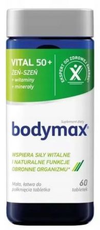 Boymax Vital 50+, witaminy minerały żeń-sze, 60 tabletek