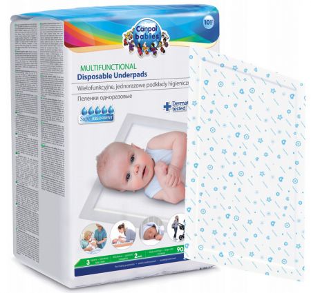 Canpol Babies podkłady higieniczne 90x60cm, 10 sztuk