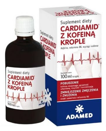 Cardiamid z kofeiną krople, 100ml