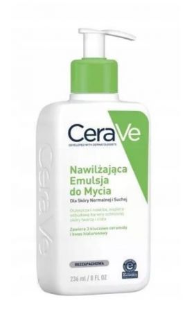 CeraVe emulsja do mycia twarzy i ciała nawilżająca, 236 ml