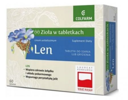Colfarm Len 60 tabletek do ssania