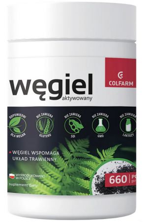 Colfarm, Węgiel aktywowany, proszek 100 g