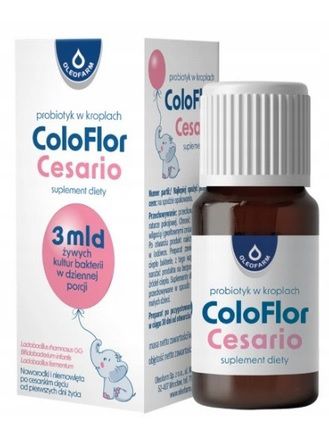Coloflor cesario, probiotyk w kroplach, 5ml