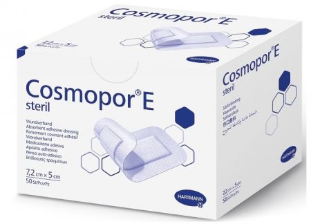 Cosmopor E jałowy opatrunek 7,2 cm x 5cm 50 sztuk