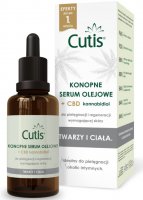 Cutis Konopne serum olejowe + CBD do wymagającej skóry twarzy i ciała, 50ml