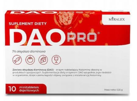 DAOPro, 7% oksydaza diaminowa,10 minitabletek