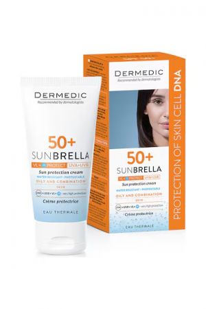 Dermedic Sunbrella, krem ochronny, SPF50, 50ml, skóra tłusta