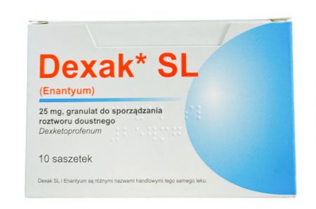 Dexak SL 25mg, 10 saszetek Delfarma