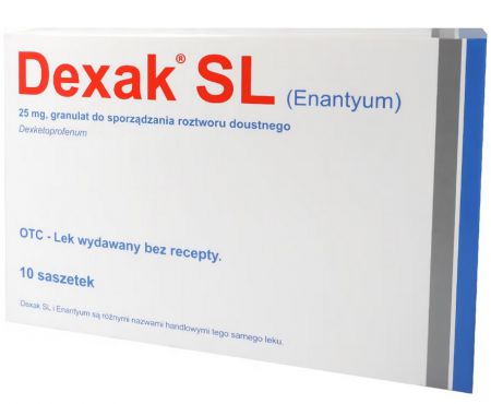 Dexak SL, 25mg 10 szaszetek InPharm