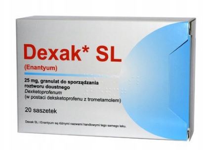 Dexak SL 25mg, 20 saszetek Delfarma