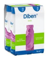 Diben Drink, preparat odżywczy, smak owoce leśne, 4 x 200 ml