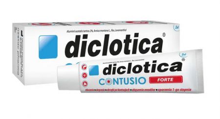 Diclotica, contusio forte żel, obrzęki, stłuczenia,  75g@