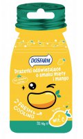 Dosfarm, drażetki odświeżające o smaku mięty i mango, bez cukru, 16 g